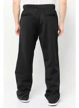 adidas Originals Men Sportswear Fit Drawstring Training Track Pants, Black  - Image 4