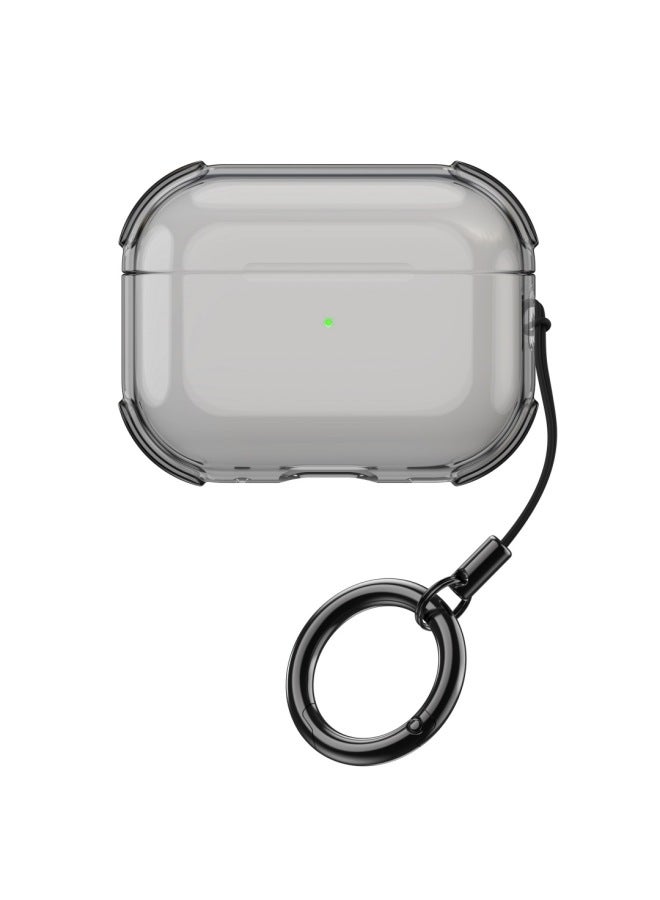حافظة متوافقة مع AirPods Pro 3 حافظة سلكية بلوتوث أبل Pro 2 الجيل الثاني غلاف شفاف عالي حماية AirPods 4 - Image 1