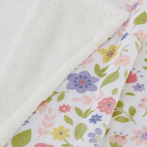 CREVENT 30''X40'' Cute Cozy Fluffy Warm Baby Blanket for Girls Boys Infants Toddlers' Bedding/Crib/Cot/Stroller, Baby Shower Birthday Newborn's Gift - Daisy - Image 5