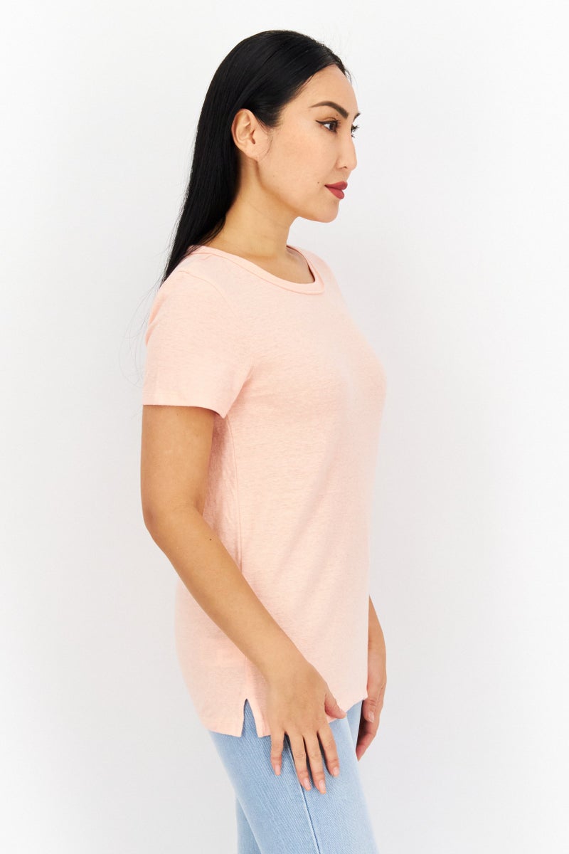 Eddie Bauer Women Round Neck Short Sleeves Plain T-Shirt - Image 2