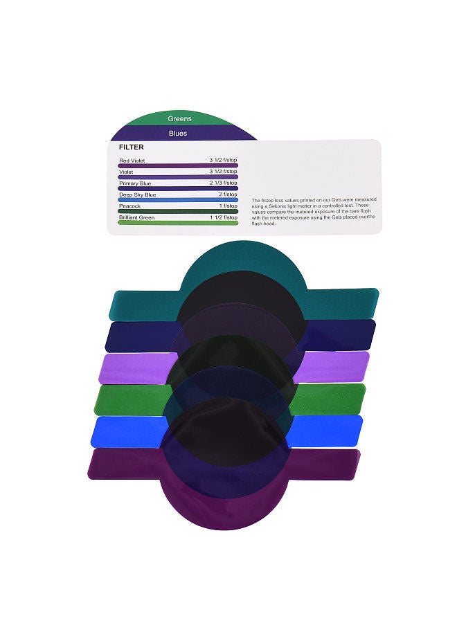 24pcs Round Head Camera Flash Gels Lighting Filters Color Correction Filter Kit for Godox V1 Series Speedlight H200R Flash Head with Storage Bag  - Image 2