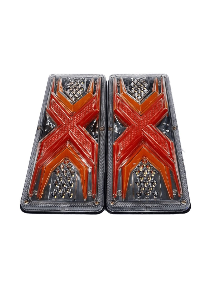 12/24V Waterproof LED Reverse Light for Trailers, Trucks, Boats, Vans - Brake, Steering, Reverse and Rear Fog Light (2 Pieces, Type)D-2221 - Image 2