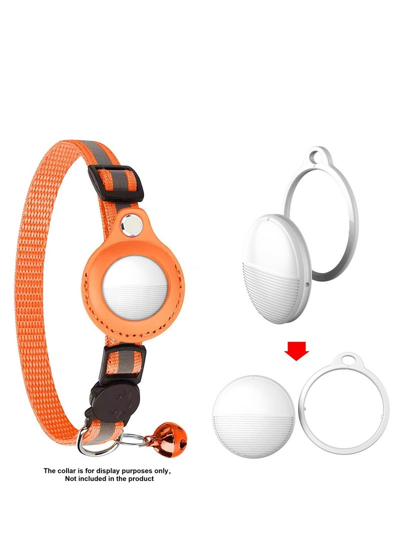 Smart Tag (Cheap alternative of Airtag), Works with Apple Find My (iOS Only), Bluetooth Finder, Keys Finder And Item Locator for Child, Elders, Pets, Keys, Bags, Wallets and More. White