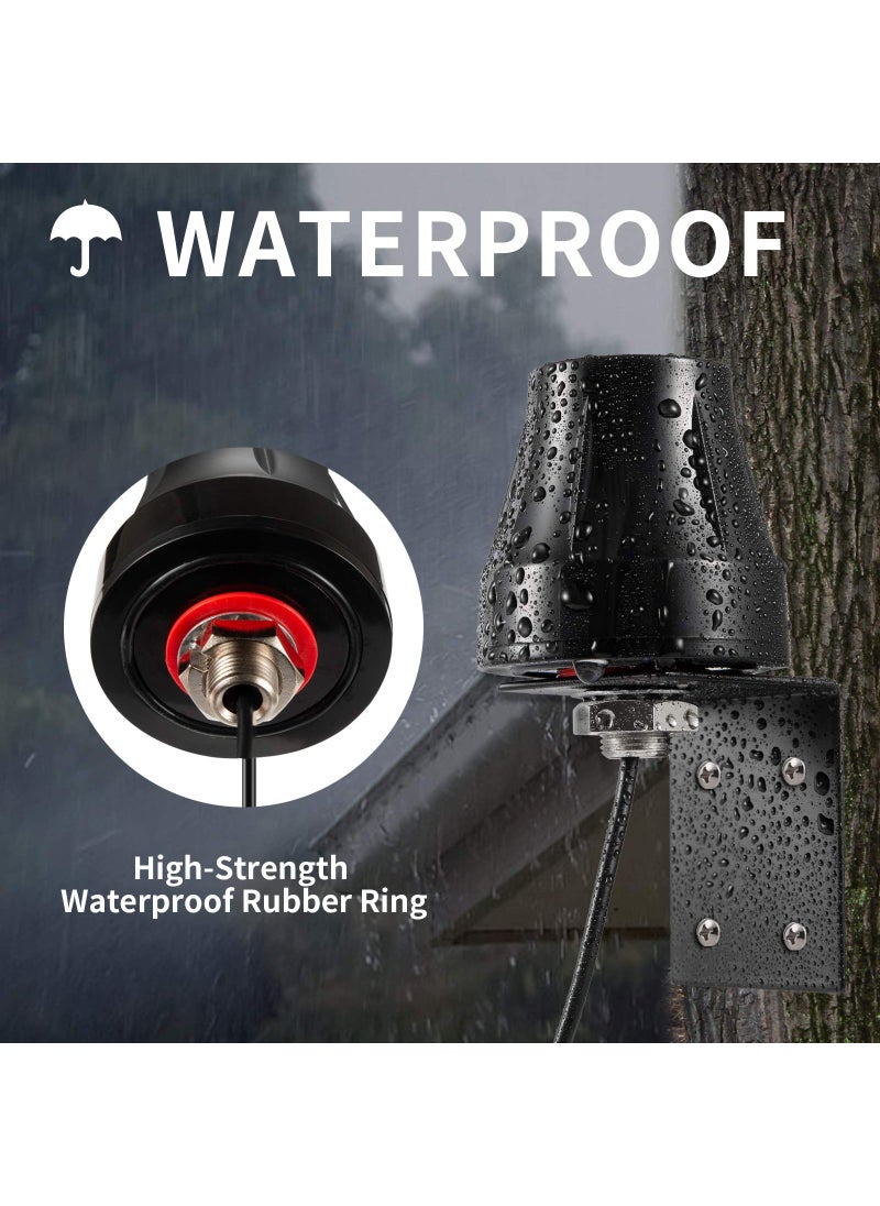 eifagur Waterproof Dual Band WiFi 2.4GHz 5GHz 5.8GHz Outdoor 5dBi RP-SMA/SMA Male Antenna for Wireless Vedio Security Camera Surveillance Recorder Vehicle Truck Rear View Backup Camera Reversing Monitor  - Image 5