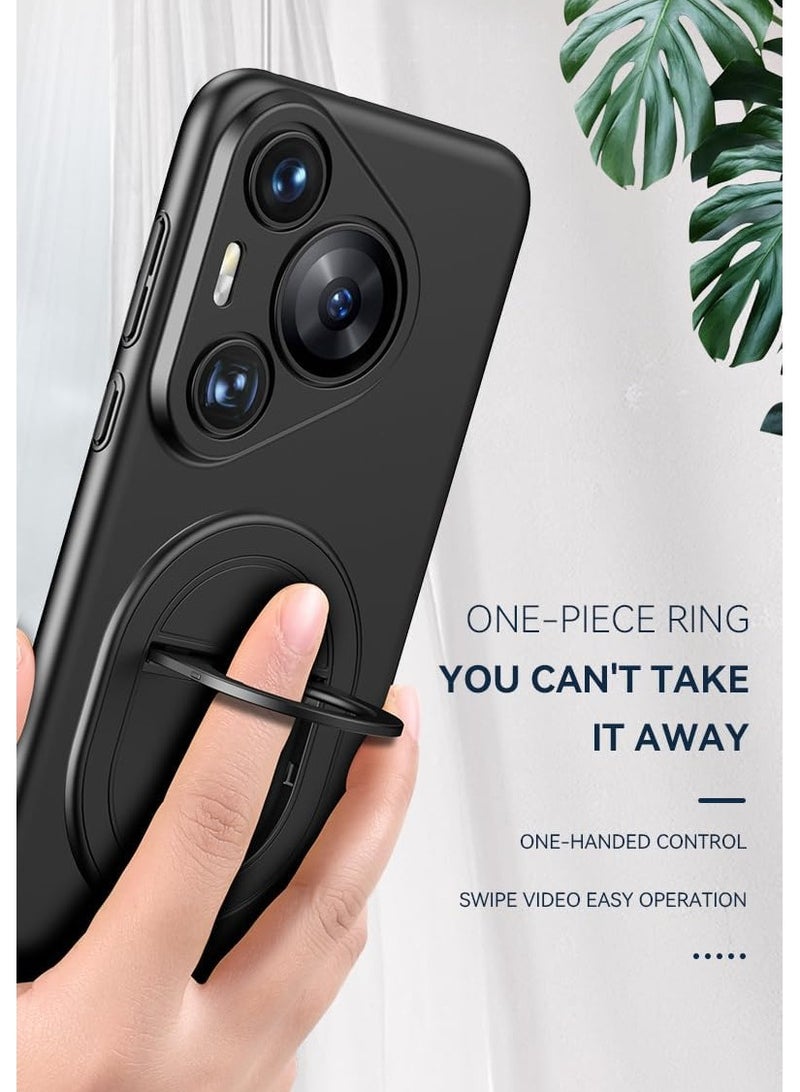 general Magnetic Case Compatible with Huawei Pura 70  with Foldable Stand, PC Anti-Shock and Anti-Drop Phone Case for Pura 70 - Image 5