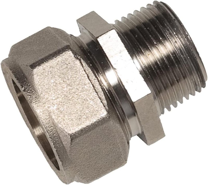 M8003 Straight Fitting for 3/4-Inch Tubing with 3/4-Inch Male NPT Thread