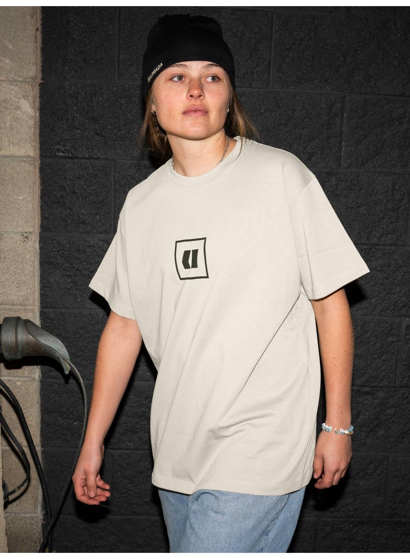 ARMADA ICON TEE - Cream - Image 1
