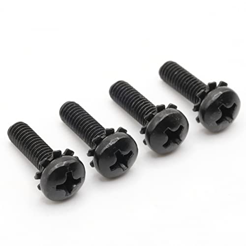 ReplacementScrews M4 14mm Screws Compatible with Many LG TV Stands - Set of 4 - Image 1