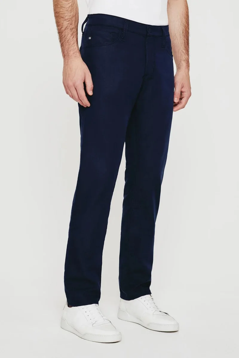 Ag Jeans Premium Straight-Leg Light Stretch Jeans
