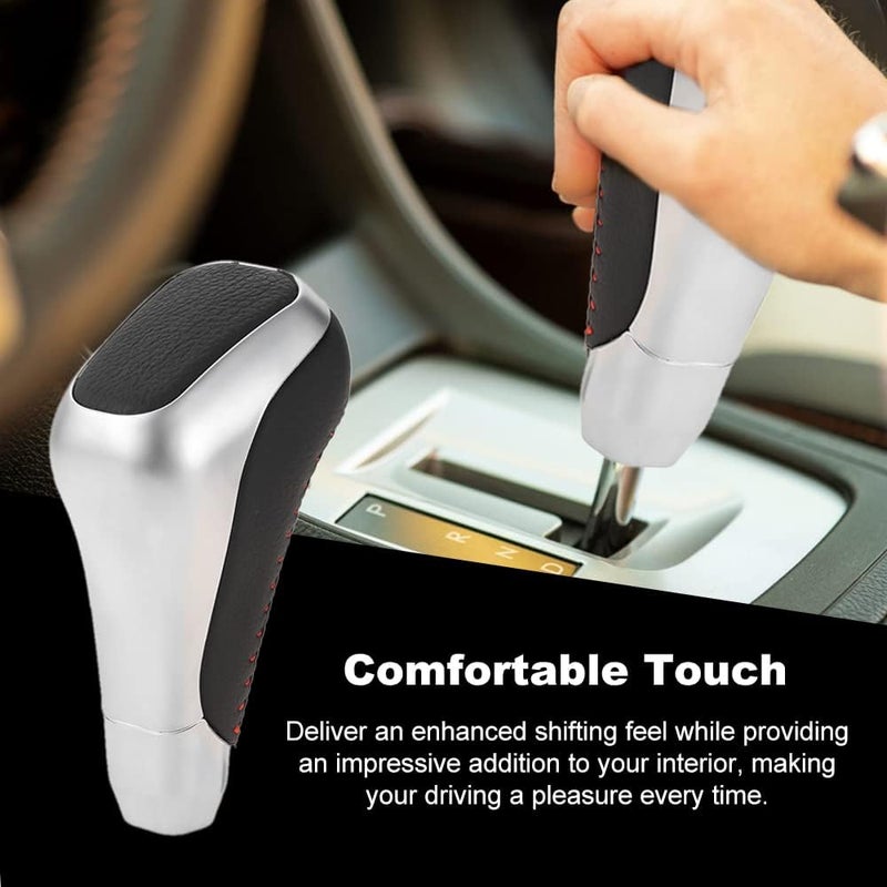 woobles Automatic Shift Knob Handle ,Car Gear Shifter Stick Knob Head Handle Lever Compatible with Toyota Tundra & 4Runner 2015-2019 Replaces PTR57-34141 Silver - Image 3