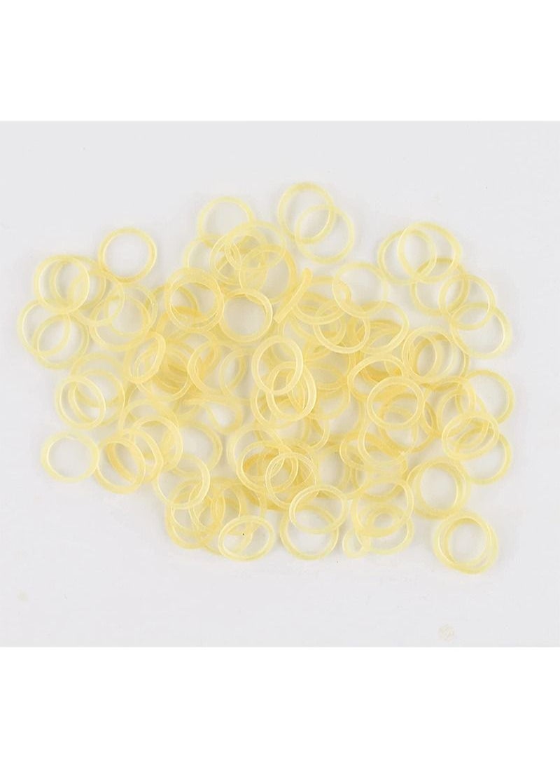 HaLunhi - 500 pcs Orthodontic Elastic Bungee Bands, 3.5 oz Heavy Duty Dental Rubber Leashes, Free Braces Elastic Pads (5/16 Inch, 7.9mm) - Image 1