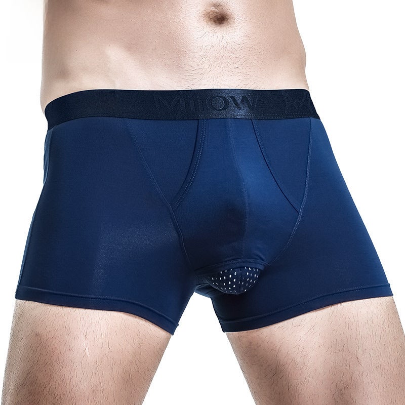 Mens Briefs Separation Pouch Underpants Red