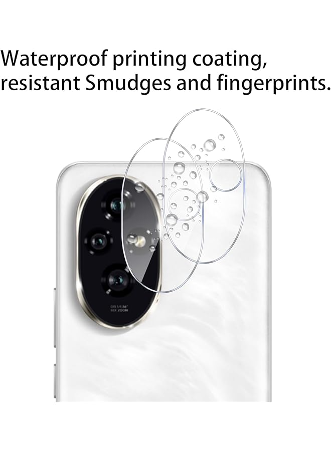 erorex 2+2 Pack Compatible With Honor 200 Pro For Tempered Glass Screen Protector And Camera Lens Protector Hd Full Screen Tempered Glass Film Anti Shatter Black - Image 4