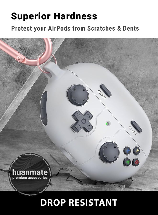 huanmate Huawei FreeBuds Pro 4 Premium Protection Case Cover - Light Grey - Lightweight, Stylish Design, Accurate Cut-outs - Easy to Install & Remove - Durable Shield for Your Huawei FreeBuds Pro 4 - Image 4