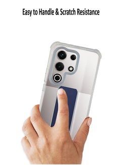 Waldic Itel S25 Ultra Case | Designed for Itel S25 Ultra | Slim TPU Airbag Bumper Shock Absorption Rubber Soft Silicone Case Cover Fit for Itel S25 Ultra | Dark Blue  - Image 3