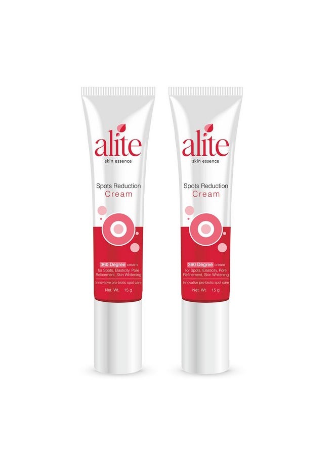 alite - Spots Reduction Cream-15G X 2, Anti-Pigmentation, Dark Spot Removal & Acne Scar Corrector Cream For Men/Women & Helps To Reduces Active Acne, Redness & Pore Refinement For Glowing Skin - Image 1