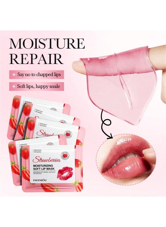Generic 10pcs MOISTURIZING SOFT LIP MASK Hydrating Erase Signs of Fatigue Natural Pink Lips Prevent Drying Brighten Lips Color Smooth Lip Lines