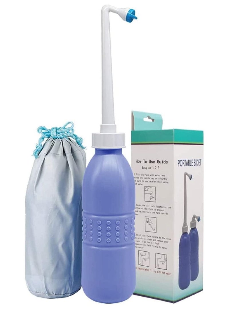 Bidet Breeze شطاف كبير محمول، زجاجة بيديه، شطاف مرحاض محمول للسفر، مقعد بخاخ يدوي، ماء - Image 2