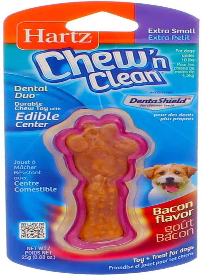 Hartz Tiny Dog Dental Duo Dog Toy Edible Chew Combo [Set of 3] - Image 2