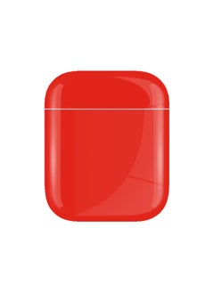 Customized Airpods 2nd Generation Automotive Grade Scratch Resistant Red Glossy