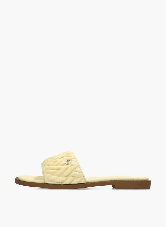 MEXX YELLOW Women Tulla Zumo Slip-On Sandals for Women | Best Price UAE
