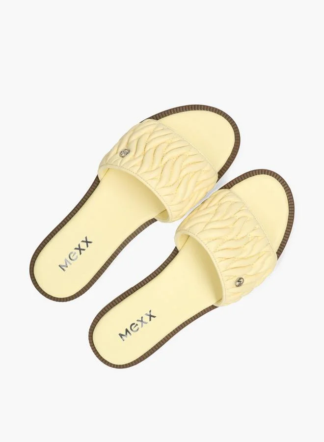 MEXX YELLOW Women Tulla Zumo Slip-On Sandals for Women | Best Price UAE