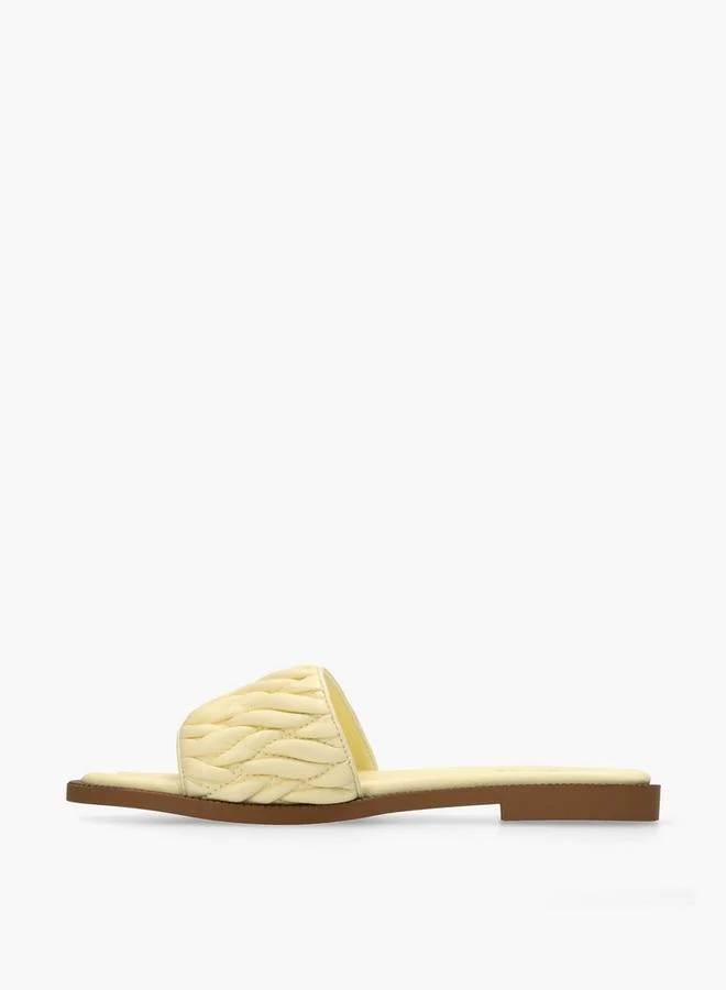 MEXX YELLOW Women Tulla Zumo Slip-On Sandals for Women | Best Price UAE