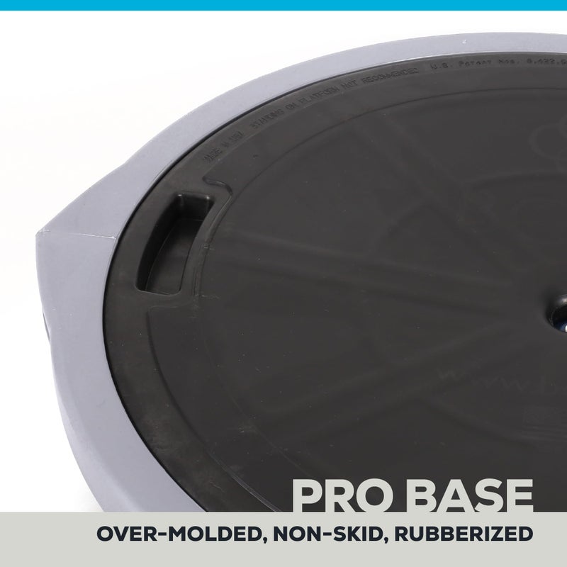 Bosu Pro NexGen 25IN Home Fitness Exercise Gym Balance Trainer with Pump, Blue - Image 3