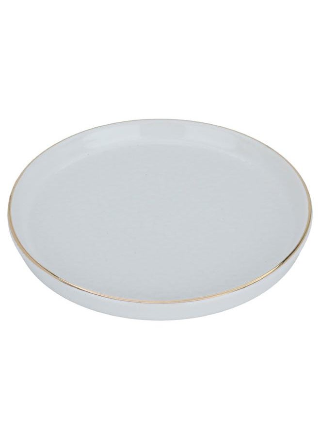 Alsaif Porcelain Serving Plate 13 Cm Flat Round White  - Image 2