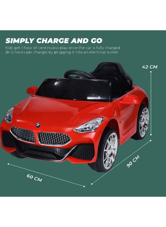 FUN MOMENT Kids Electric Car with Remote Control, LED Lights, and Music - Image 4