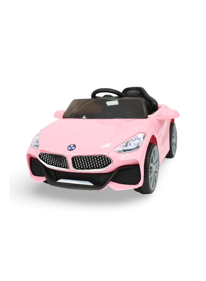FUN MOMENT Kids Electric Car with Remote Control, LED Lights, and Music - Image 1