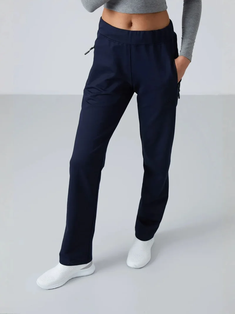 تومي لايف TOMMY Women's Straight-leg Fleece Sweatpants