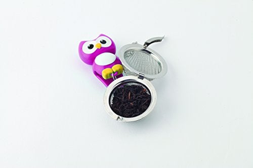 Joie MSC International 11120 MSC Hoot Owl Cup Mesh Ball Loose Leaf Tea Infuser-Random Color, Assorted - Image 4
