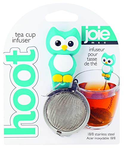 Joie MSC International 11120 MSC Hoot Owl Cup Mesh Ball Loose Leaf Tea Infuser-Random Color, Assorted - Image 2