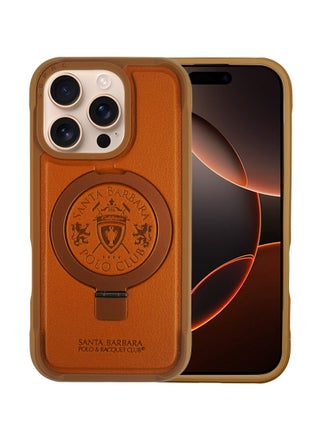 Polo Primo Series with Magnetic Invisible Stand Built-in Foldable Stand Slim Protective Diamond Magsafe Compatible with IPhone 16 Pro Max 6.9 Inch 2024 - Brown - pzsku/ZDBDAABD1D3A2F0E6913DZ/45/_/1731576923/d1fcb378-eca5-4d7c-873e-29512c22c6b7