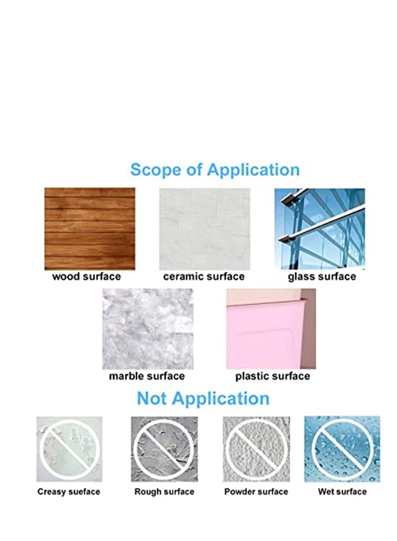 SYOSI Double Sided Sticky Pads Reusable Tape, Multipurpose Nano Removable Traceless Mounting Tape, Washable Traceless Clear Adhesive Tape, Strong Pad Mounting Tape for Household - Image 5