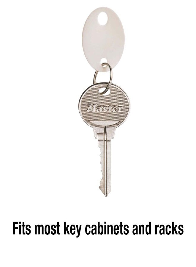Master Lock 7116D Plastic Key Tags, 20 Per Bag , White - Image 3