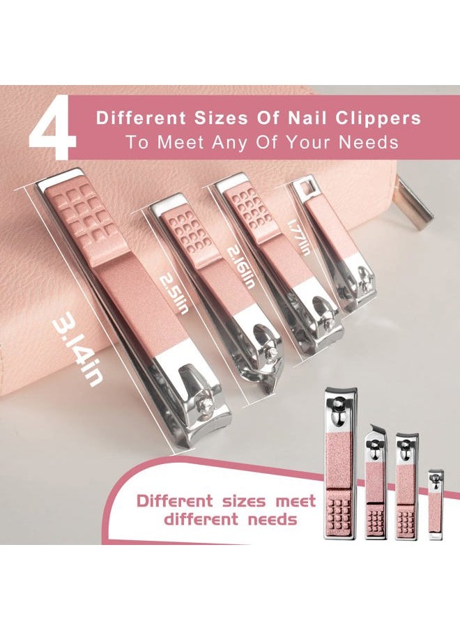 RedFlow Manicure Set 30 in 1 Nail Clipper set, REDFLOW nail clippers, fingernail & toenail clippers, Manicure Tools, pedicure tools, Suitable for Travel Manicure Kit, Nail Set Kit With Everything Profe  - Image 4