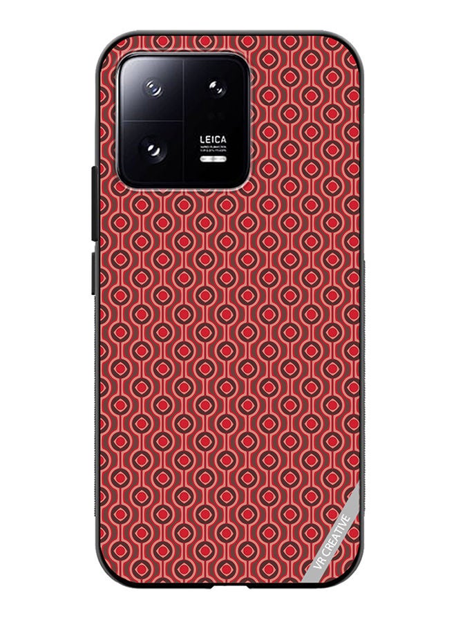 VR CREATIVE Protective Case Cover For Xiaomi 13 Pattern Red Design Multicolour - Image 1