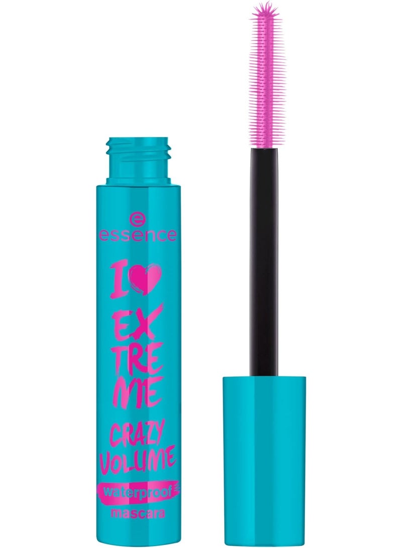 Essence of Beauty Waterproof Mascara – Long-Lasting, Smudge-Proof Mascara for Volumized, Curled & Lengthened Lashes – Jet Black Formula  Brush for All-Day Wear - Image 1