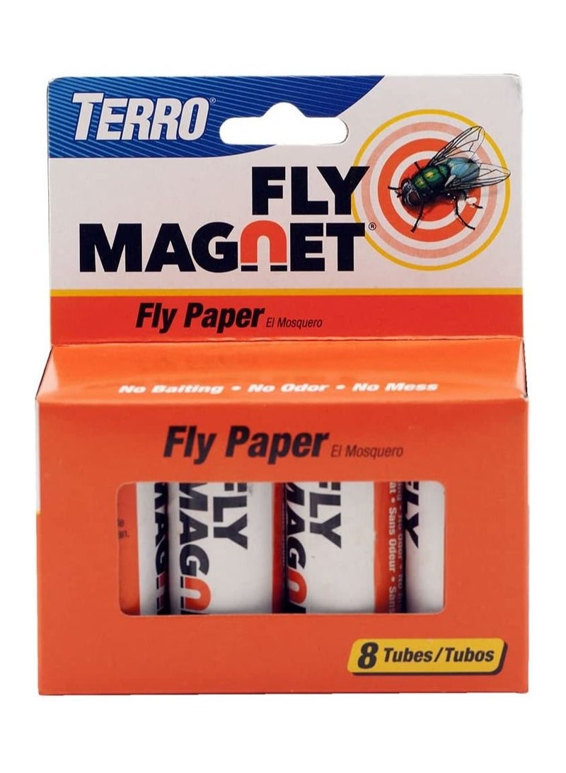 تيرو Terro Fly Magnet Fly Paper Trap 8 أنابيب  - Image 1