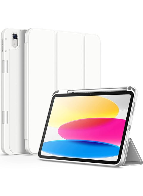 Apple iPad 10th Generation 10.9 Inch 2022 A2696 A2757 A2577 Back Silicone Smart Stromix Case with Horizontal Stand and Sleep Mode - Smart Charging Compatible