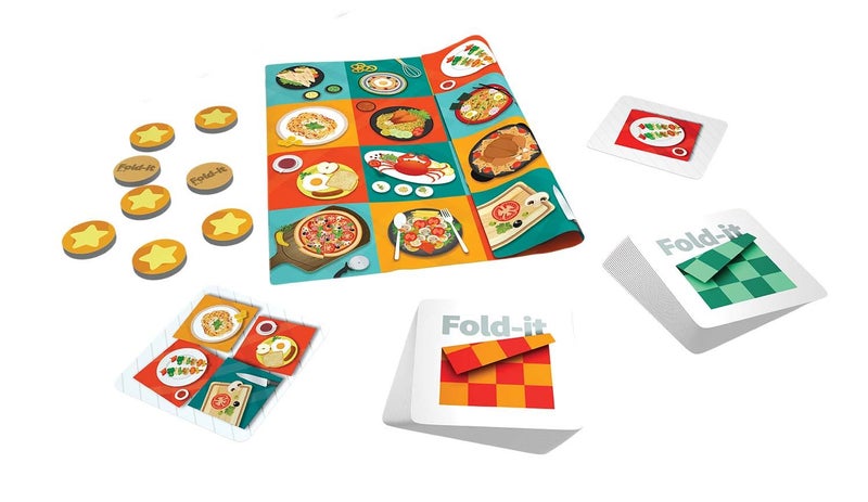 ThinkFun Fold-It Brainteaser Challenge Game - Innovative Folding Game Using Soft Cloth - Image 2