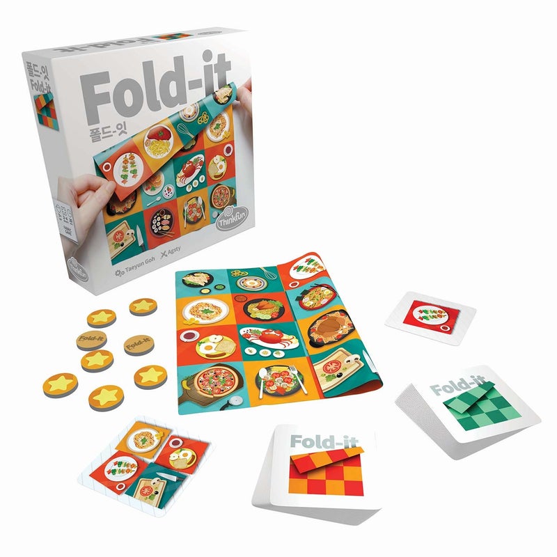 ThinkFun Fold-It Brainteaser Challenge Game - Innovative Folding Game Using Soft Cloth - Image 4