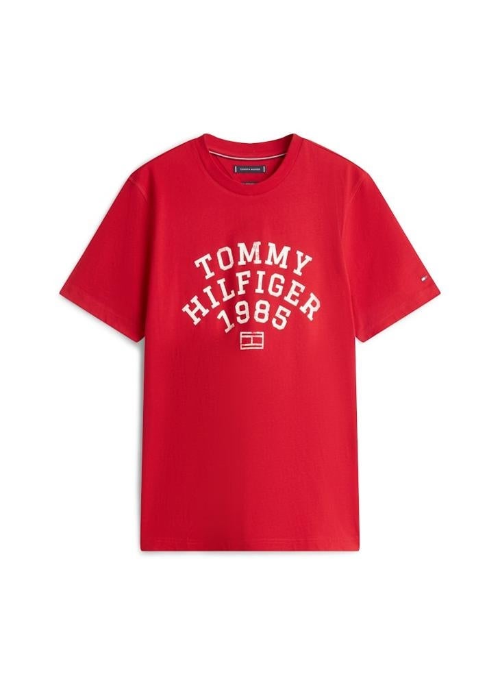 TOMMY HILFIGER Logo Crew Neck T-Shirt - Image 5