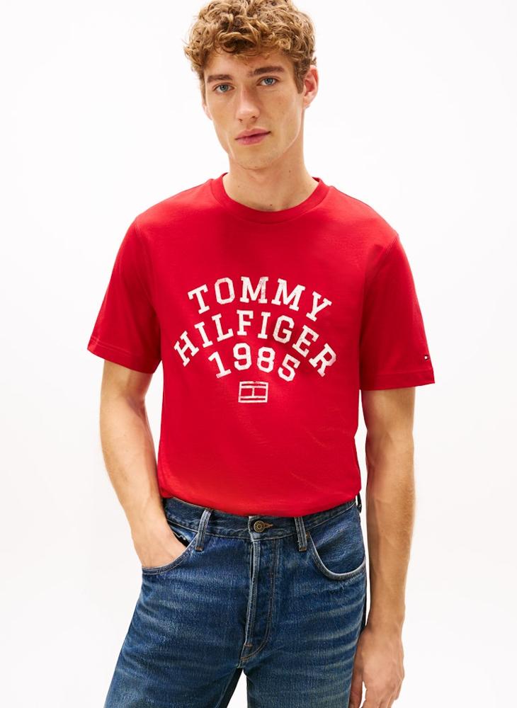 TOMMY HILFIGER Logo Crew Neck T-Shirt - Image 1