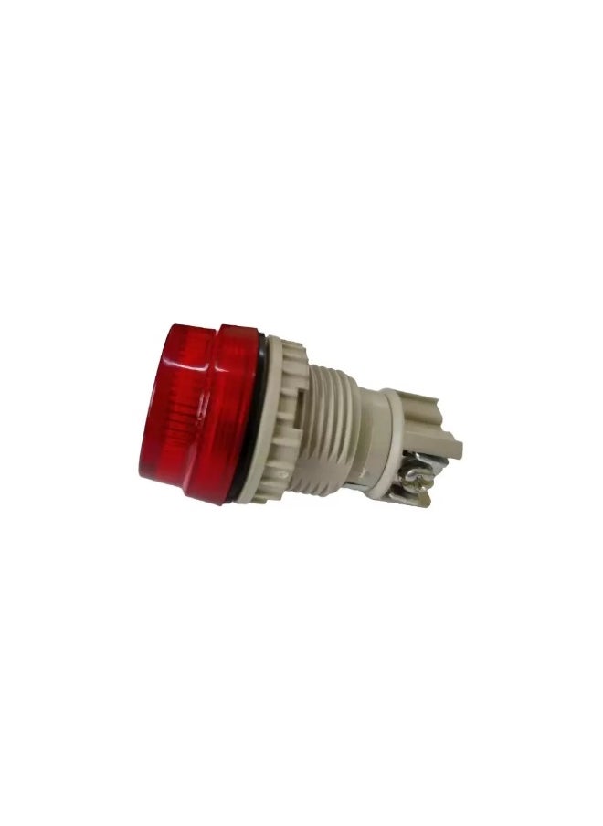 Real Tend - Real Tend Ø30mm. 240V Red Simple Round Indicator Lamp - Image 1