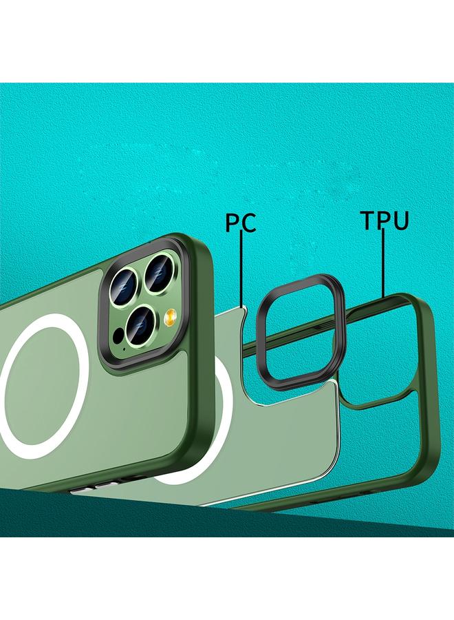 اس-توب جراب لهاتف iPhone 13 Pro Max مصنوع من مادة TPU الملمس + جراب هاتف MagSafe من مادة PC غير اللامعة - Image 4