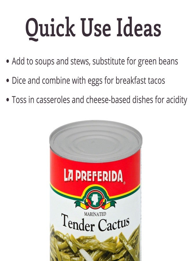 La Preferida Nopalitos, Cactus, 28-Ounce - Image 5