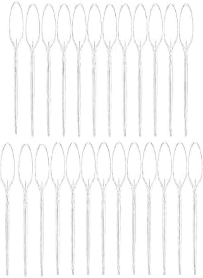 SILA - Sylla plastic spoons, 25 count - clear - Image 1